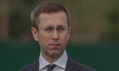 Sergiy Koretsky, à Kiev, le 18 août 2026 ( AFP / ROMAN PILIPEY )