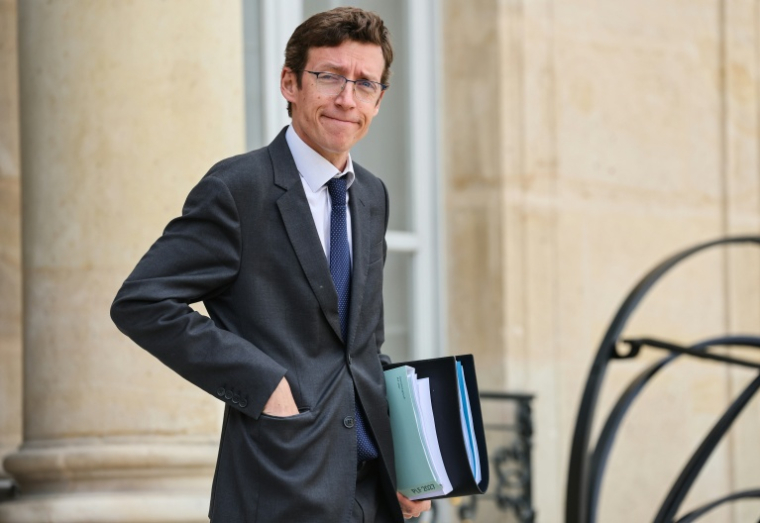 Édouard Geffray, ministre de l'Education, à Paris le 1er octobre 2026 ( AFP / Ludovic MARIN )