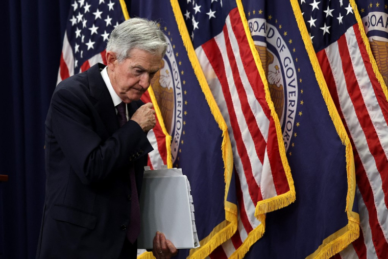 Jerome Powell, à Washington DC, le 18 juin 2025 ( GETTY IMAGES NORTH AMERICA / WIN MCNAMEE )