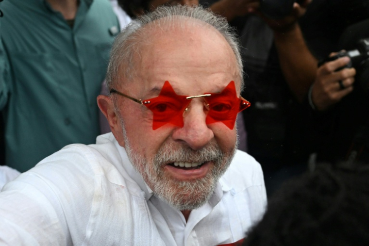Le président brésilien Luiz Inacio Lula da Silva à Sao Bernardo do Campo, dans l'État de Sao Paulo, au Brésil, le 25 octobre 2026 ( AFP / Juan BARRETO )