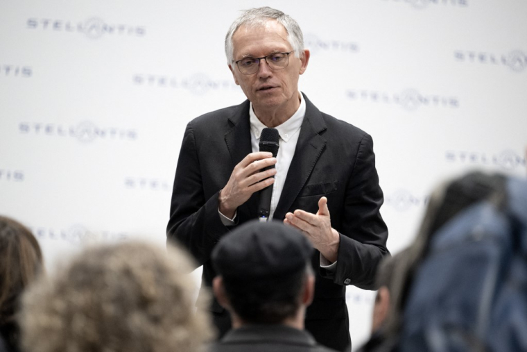 Carlos Tavares à Turin, en Italie, le 10 avril 2024. ( AFP / MARCO BERTORELLO )