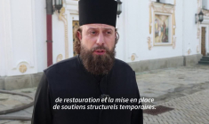 Ukraine: une cathédrale emblématique en feu après des frappes russes