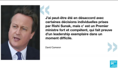 Royaume-Uni : le "come back" de David Cameron au gouvernement après un remaniement surprise