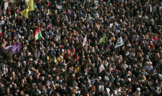 Rassemblement contre le racisme devant la mairie de Saint-Denis, organisé par le maire de Saint-Denis, Bally Bagayoko, le 4 avril 2026 en Seine-Saint-Denis ( AFP / Thomas SAMSON )