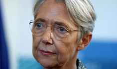 La Première ministre Elisabeth Borne à Paris le 18 novembre 2022. ( AFP / THOMAS SAMSON )