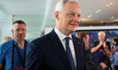 Le ministre français des Finances Bruno le Maire à Berlin, en Allemagne