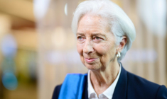 La présidente de la Banque centrale européenne (BCE), Christine Lagarde, à Bangkok le 14 octobre 2026. ( AFP / ANTHONY WALLACE )