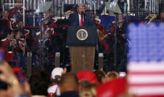 Donald Trump lors de son discours sur le Mall à Washington, le 24 juin 2026 ( AFP / Jemal COUNTESS )