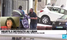 Heurts à Beyrouth au Liban