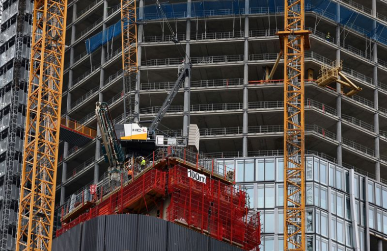 Chantiers de construction à Francfort
