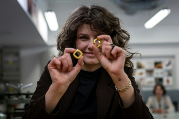 Zuzanna Franczak, enseignante-assistante   à l'Académie des Beaux-Arts de Gdansk, le 11 mars 2026 à Gdansk, en Pologne  ( AFP / Wojtek RADWANSKI )
