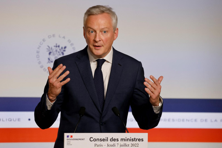 Le ministre de l'Economie Bruno Le Maire. ( AFP / LUDOVIC MARIN )