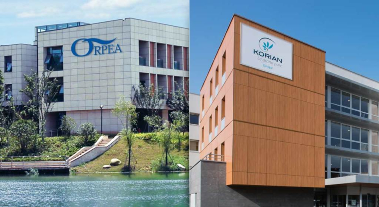 Orpea est le premier groupe français à ouvrir une maison de retraite en chine. Korian entend proposer d'ici 2021 entre 2.500 et 3.000 lits supplémentaires.(© Orpea / Korian)