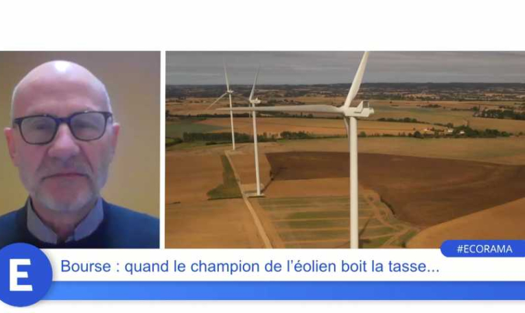 Bourse : quand le champion mondial de l'éolien boit la tasse...