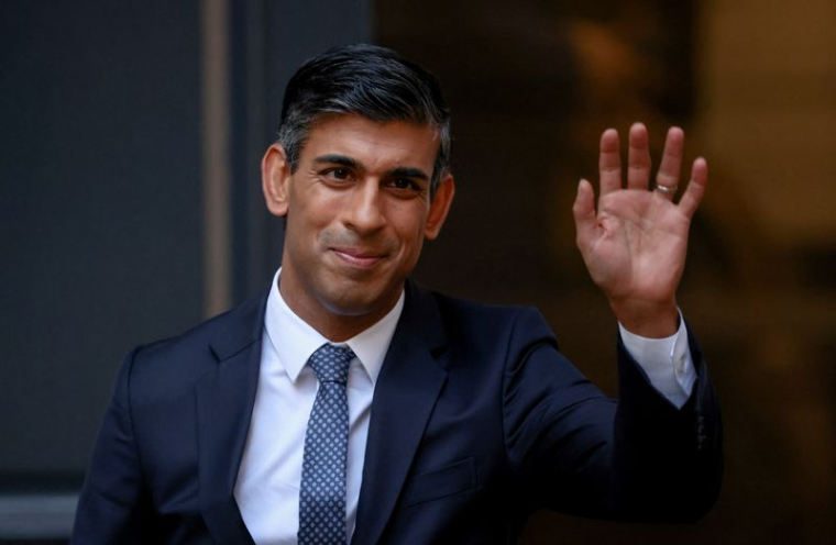 Rishi Sunak à Londres