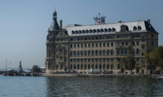 La gare de Haydarpasa à Istanbul, le 22 août 2025 en Turquie ( AFP / Ozan KOSE )