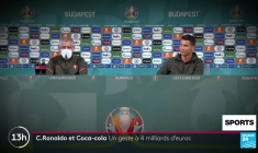 Cristiano Ronaldo écartent des bouteilles de Coca-Cola, la marque perd 4 milliards de dollars
