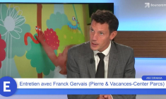 Franck Gervais (DG de Pierre & Vacances-Center Parcs) : "Je suis très confiant sur l'avenir de notre groupe !"