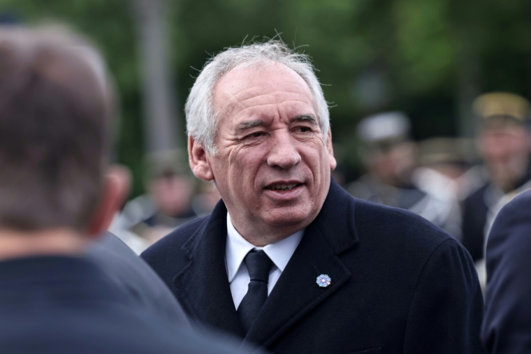 Le Premier ministre François Bayrou, à Paris le 8 mai 2025. ( POOL / Christophe PETIT TESSON )