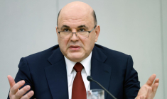 Le Premier ministre russe Mikhail Mishustin, à Moscou, en mars 2023 ( SPUTNIK / Dmitry ASTAKHOV )