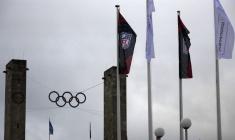 Les anneaux olympiques l'Olympiastadion