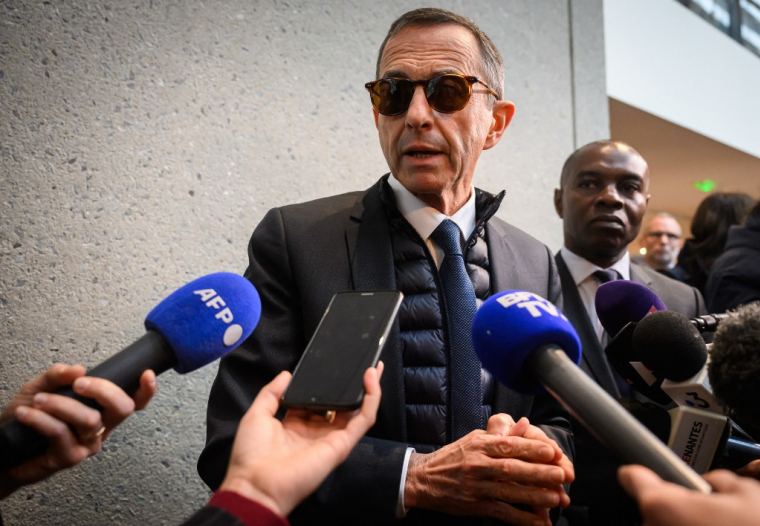 Bruno Retailleau à Nantes, le 10 janvier 2025. ( AFP / LOIC VENANCE )