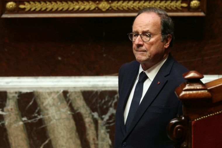 L'ancien chef de l'Etat, François Hollande, à l'Assemblée nationale à Paris le 13 octobre 2026 ( AFP / Thomas SAMSON )