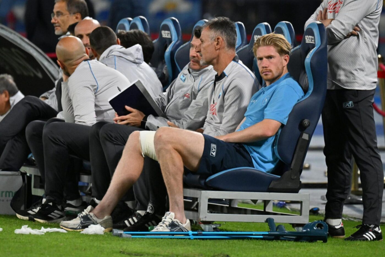 Kevin De Bruyne absent trois mois après sa blessure contre l’Inter