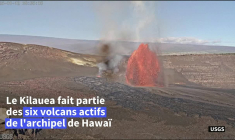 A Hawaï, les spectaculaires jets de lave du volcan Kilauea