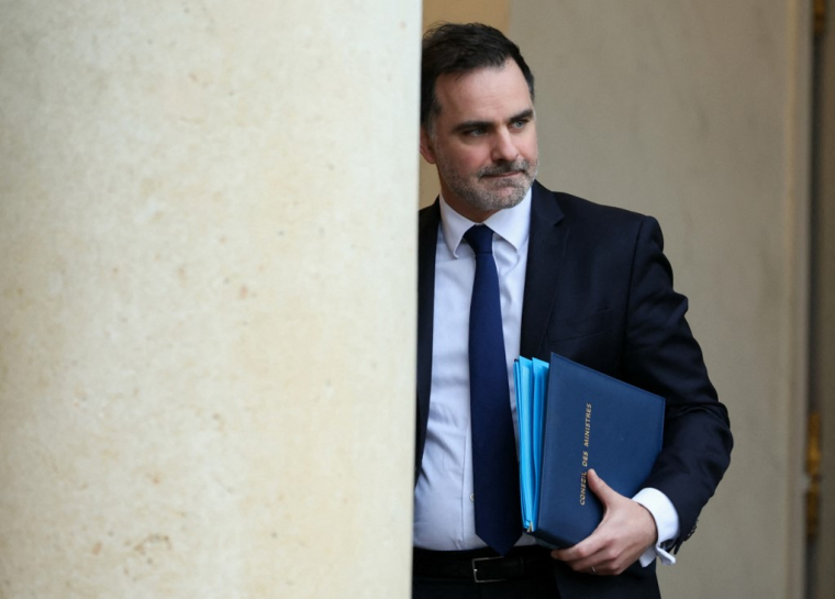 Laurent Saint-Martin à Paris, le 4 décembre 2024. ( AFP / ALAIN JOCARD )