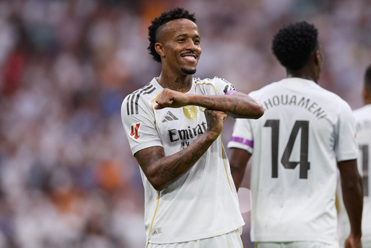 La femme de Éder Militão impressionne au footvolley