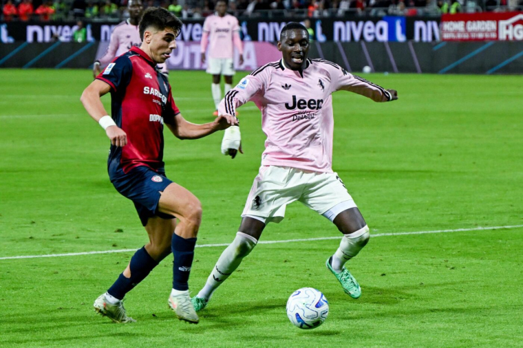 Randal Kolo Muani sauve la Juve à Cagliari