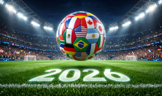 La Coupe du monde masculine de football 2026, organisée conjointement par les États-Unis, le Mexique et le Canada, est une édition historique à plus d'un titre. (crédit: Adobe Stock/photo générée par IA)