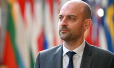 Jean-Noël Barrot à Bruxelles, en Belgique, le 16 mars 2026. ( AFP / NICOLAS TUCAT )