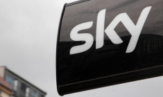 Logo Sky à Berlin ( AFP / LILAS TANTUSSI DEVOS )