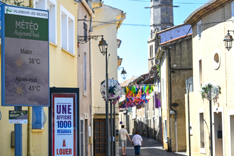 Villeneuve-les-Beziers, dans le sud de la France, le 8 juillet 2026. ( AFP / GABRIEL BOUYS )