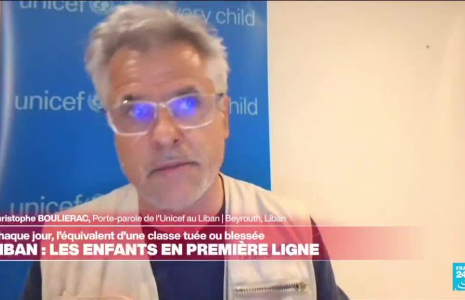 Christophe BOULIERAC : "les enfants au Liban paient un prix effroyable dans cette guerre"