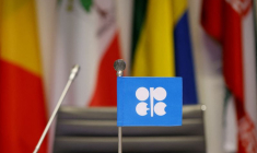 Un drapeau de l'OPEP à Vienne, en Autriche