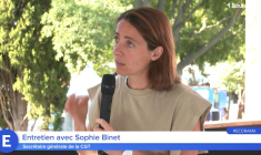 Sophie Binet : "Les rachats d'actions des grandes entreprises équivalent à brûler de l'argent"