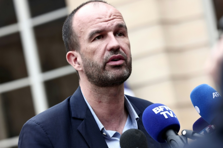 Le coordinateur de LFI Manuel Bompard le 11 juin 2026 à Paris ( AFP / Behrouz MEHRI )