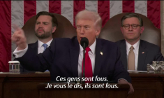 Discours de Trump au Congrès : huées, médailles et invectives