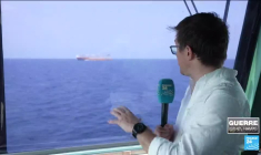 France 24 en Mer Rouge : à bord d'une frégate protégeant un navire commercial
