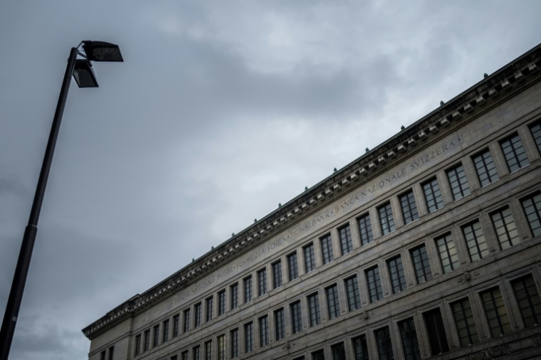 La Banque nationale suisse (BNS), photo prise le 21 mars 2024 ( AFP / Fabrice COFFRINI )