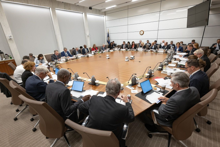 Le comité de politique monétaire de la Fed. (Crédits: Federal Reserve)