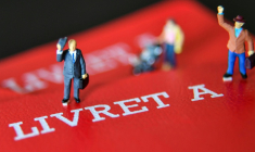 Le Livret A n'a plus la cote: les épargnants ont retiré plus d'argent qu'ils n'en ont déposé sur leurs Livrets A l'an dernier, une première depuis 2015  ( AFP / DENIS CHARLET )