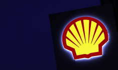 Le logo de la compagnie pétrolière et gazière Shell