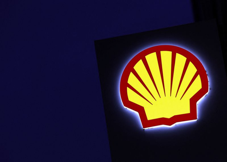 Le logo de la compagnie pétrolière et gazière Shell