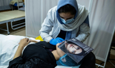Une clinique de beauté de Kaboul, le 13 août 2025 ( AFP / Wakil KOHSAR )