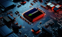 Une puce Nvidia (Crédits: Adobe Stock)