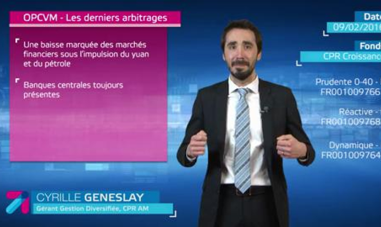 CPR Asset Management, OPCVM - Les derniers arbitrages : CPR Croissance Reactive P FR0010097683, février 2016.